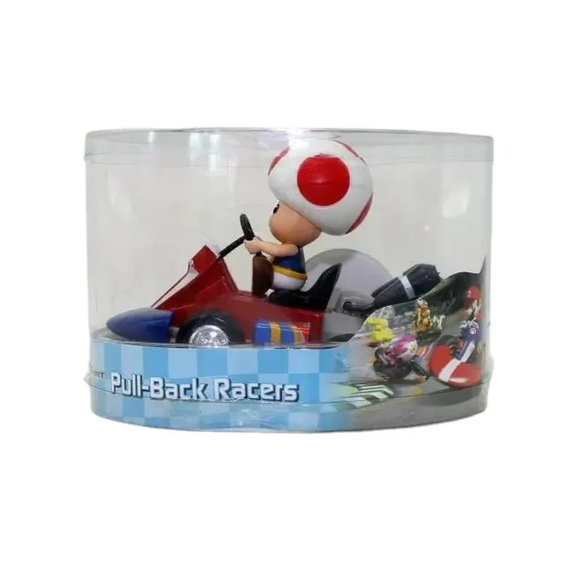 

Super Mario Anime Figures Pullback Car Mario Princess Peach Action FiguresLuigi Toad Yoshi Donkey Kong Doll Ornaments Toy Model