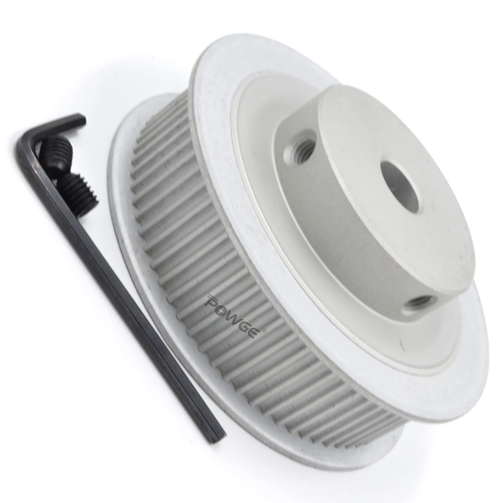 Poulie Synchrone HTD 3M 60 Dents - Type BF, Alésage 5-25 Mm, Largeur Courroie 15 Mm - En Aluminium Double Bride
