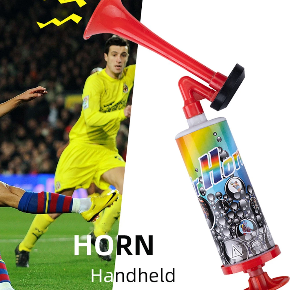 Plastic Horn Football Noise Makers Football Championship Fanfare Portable Football Stadium Horn Soccer Air Cheering Horn for Boating Sports Events Birthday Parties