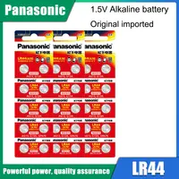Panasonic AG13 LR44 357 Button Batteries R44 A76 SR1154 LR1154 Cell Coin Alkaline Battery 1.55V G13 For Watch Toys Remote 1