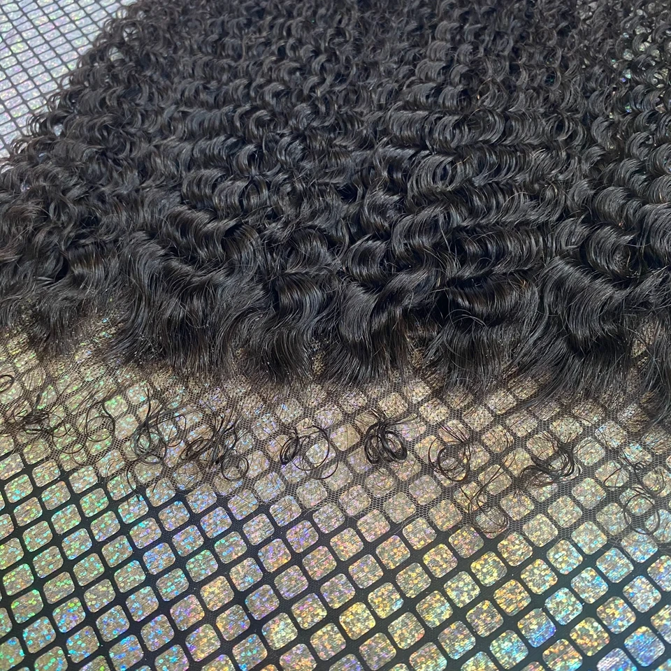 13x6 Invisible HD Lace Frontal Deep Curly 13x4 Lace Front 4C Kinky Endge Baby Hair 5x5 6x6 7x7 Closure Remy Human Hair