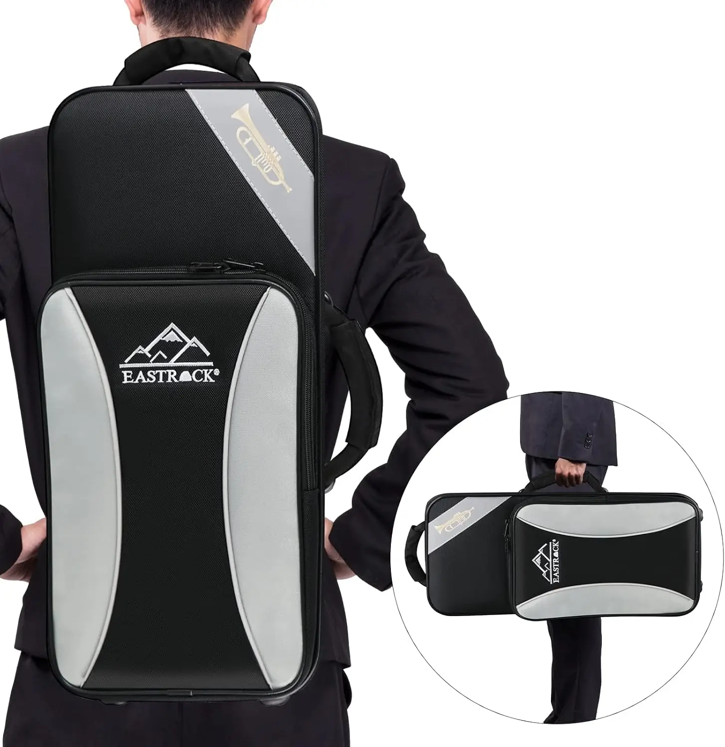 Trumpet Standard Trumpet Set with Carrying Case,Gloves, 7C Mouthpiece, Cleaning Kit, Tuning Rod (Cupronickel)