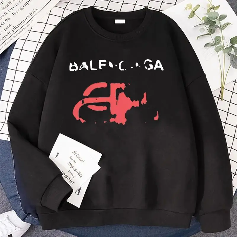 Zip up hoodie,sweatshirt jacket,fleece hoodies,print hoodies Men's O-Neck Hoodie Letter Printed Sweatshirt Hip Hop Pullover Coat Women's Street Outdoor Casual Outwear