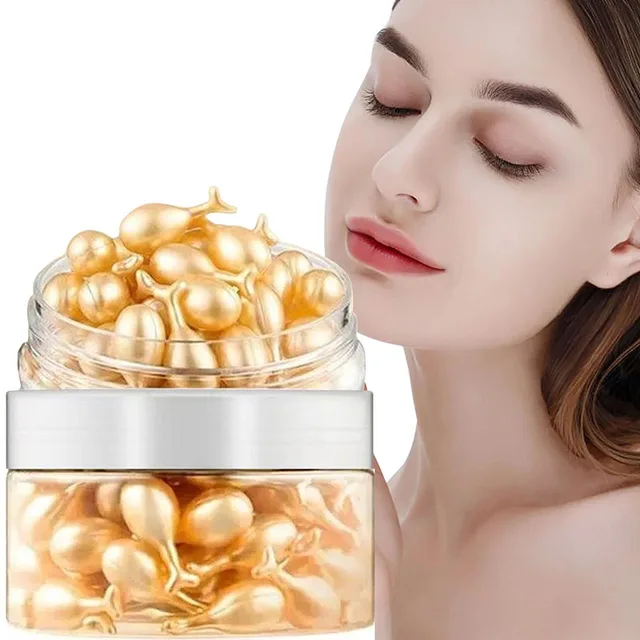 50Pcs Collagen Face Care Capsules Serum Spot Acne Wrinkle Remover Firming Whitening Hyaluronic Acid Essence Skin Care New style 2