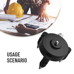 360 Degree Level Adapter Meter Bracket Laser Level Adjustable Rotation Metal Tripod Bracke 12 Lines Self Leveling Line Holder