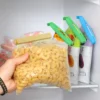 5PCS Portable Kitchen Storage Food Snack Seal Sealing Bag Clips Sealer Clamp Plastic Tool Kitchen Accessories Food Bag Clips 4