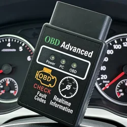 Enhanced Vehicle Diagnostic Scanner - Compact, Portable, and Durable Precision Tool for Automotive Technicians and Vehicle Owners (Black)