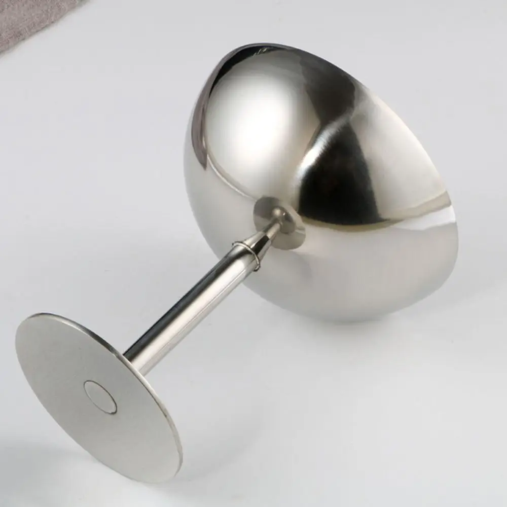 Stainless Steel Cup Anti-fall Multi-purpose Smooth Surface Anti-rust Ice Cream Cup Goblet Bar Supplies Salad Bowl Cocktail