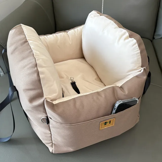 Pet Dog Car Seat Cover Safety Waterproof Puppy Nest Mat Cat Carrier Soft Comfort Travel Dog Car Seat Bed Washable Pet Carrier 3