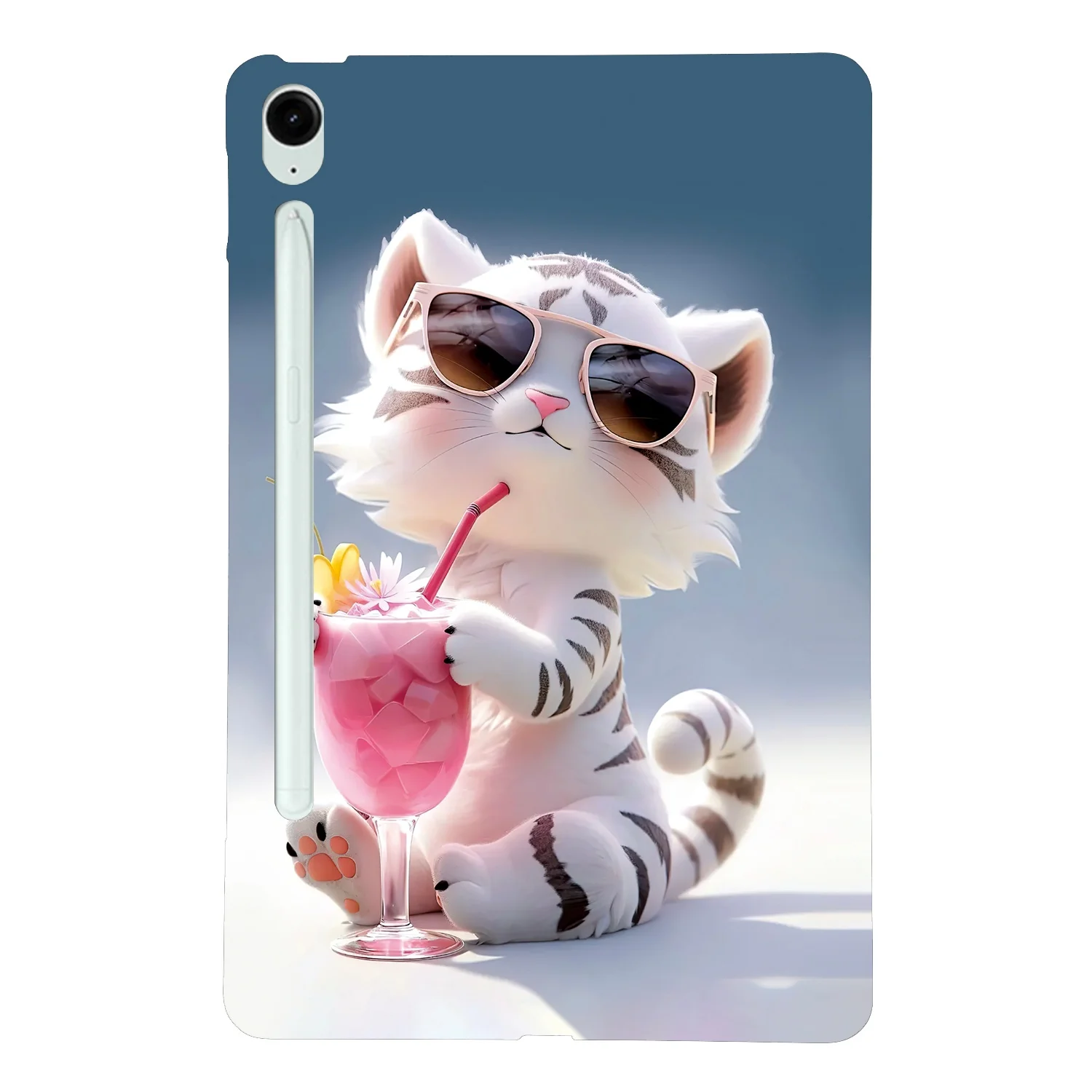 Silicone Tablet Case with TPU Painted Design - Universal Fit