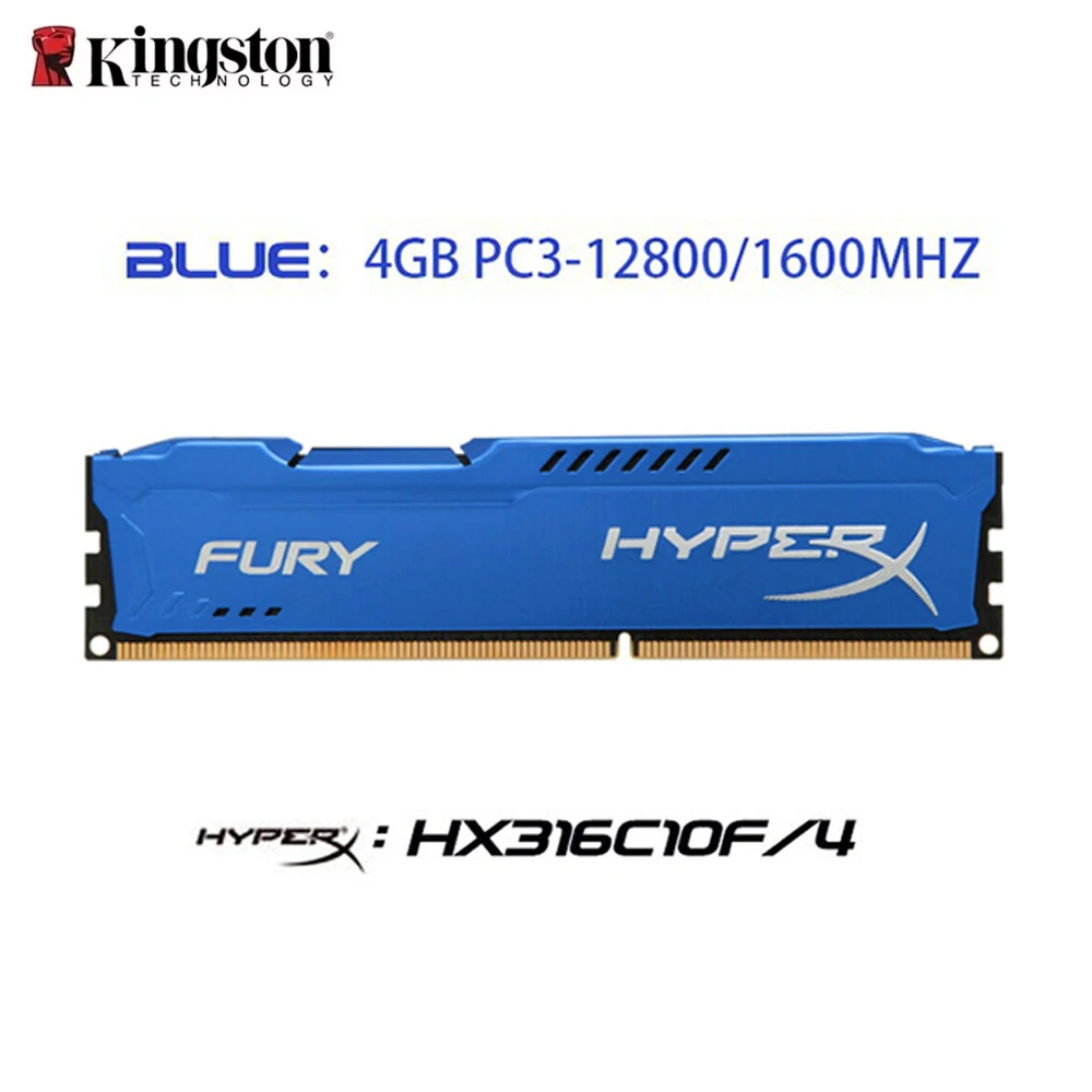 Kinston DDR3 RAM 4GB 8GB 1333MHz 1600MHz 1866MHz 2133MHz 2400MHz PC3-12800 PC3-14900 Non-ECC Cooling Vest Desktop Memory desktop ram memory desktop memory