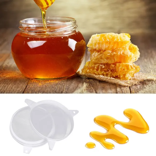 Nylon Kettős Rétegű Állítható Mézes Szűrő Szite Méhek Tartó Berendezések Méhész Eszközök - Image 2