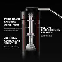 MHW-3BOMBER Manual Coffee Grinder 0.016mm/Click Conical Burr for Espresso Pour Over Adjustable Stainless Steel Barista Tool 5