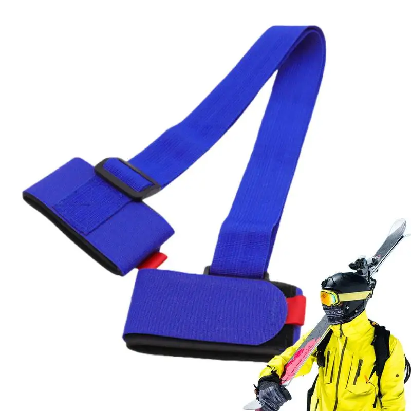 

Adjustable Skiing Pole Shoulder Hand Carrier Lash Handle Straps Nylon Skiing Bags Porter Hook Loop Protecting For Ski Snowboard