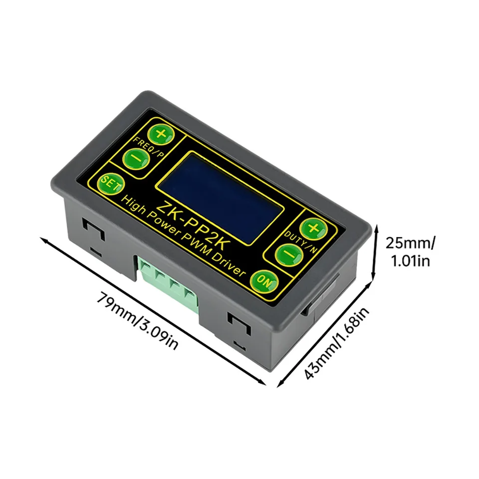 ZK-PP2K PWM Signal Generator 8A Driver Module for Motor/Lamp Dual