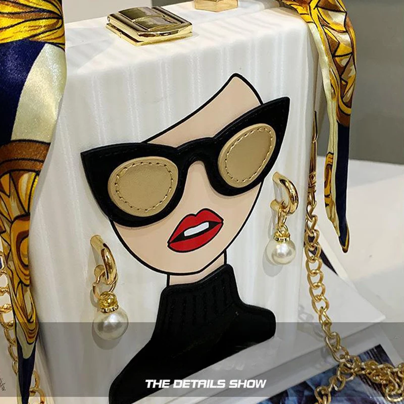 Evening Bags for Women 2023 New Fashionable Leather Shoulder Bag Woman Hard High Quality Hip Hop Party Luxury Designer Handbag