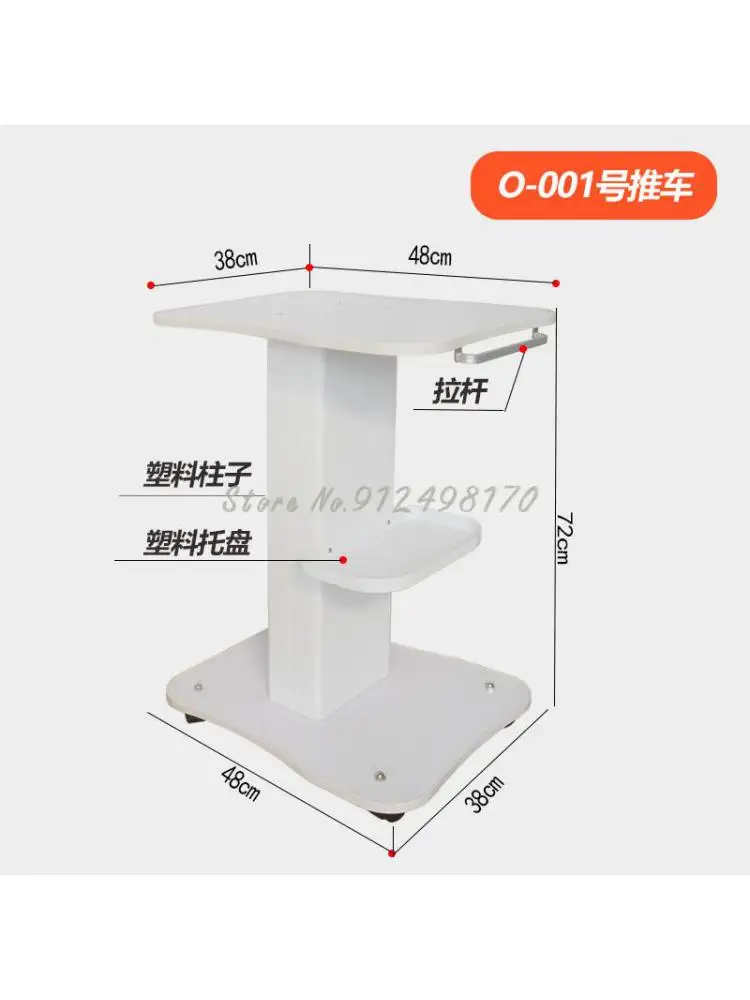 Multi layer storage trolley Cart Shelf Movable Beauty Salon Dedicated Beauty Equipment Small Bubble Rack Trolley Tool Cart