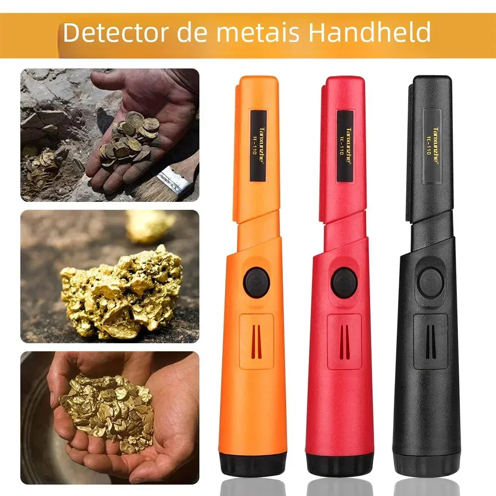 TC-110 Handheld Metal Detector Positioning Rod anti-scratch protection cover Metal Pinpointing IP68 waterproof Metal Detector