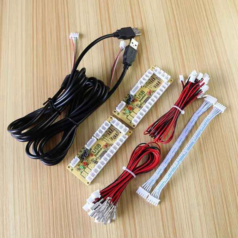 Premium Arcade Joystick DIY Kit with USB Encoder and Button Connectors