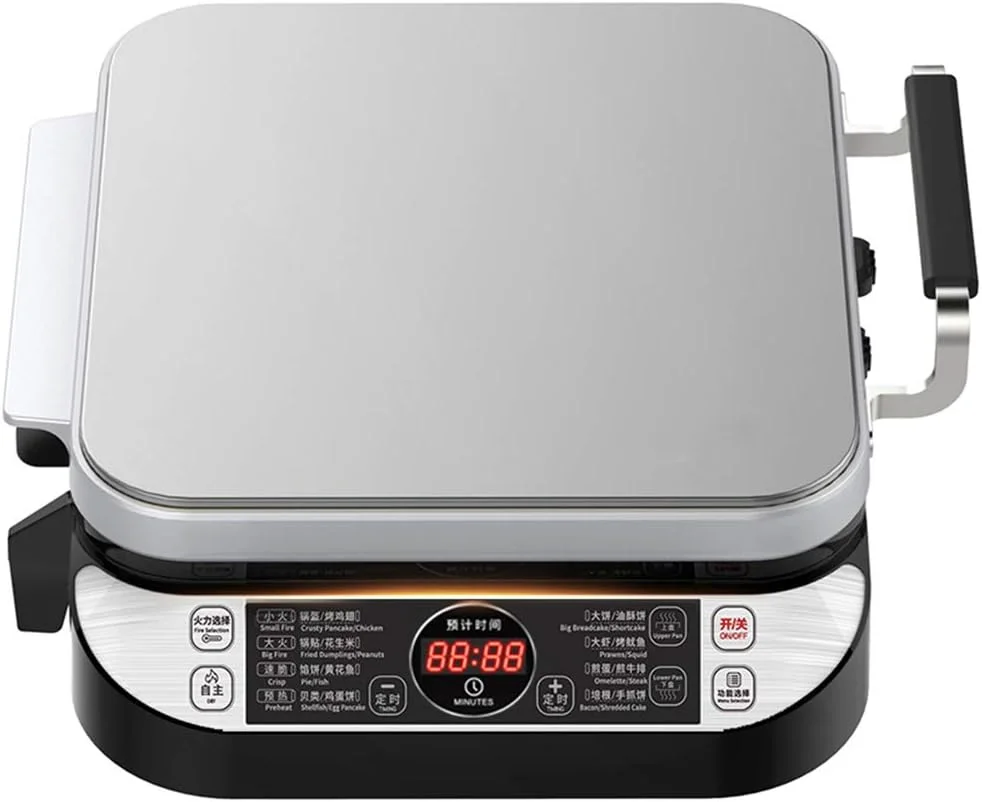 

Pan LR-FD431 Skillet Griddle, US DuPont Non-Stick Coating,Removable Upper and Lower Grill Pan, Easy to Clean, Indoor Grill/Gridd