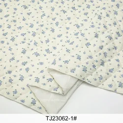 Quilted Corduroy Cotton Fabric with Floral Print for Winter Clothing and DIY Sewing (1)