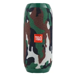 Waterproof Portable Bluetooth Speaker with TWS Pairing and Stereo Bass (Camouflage green)