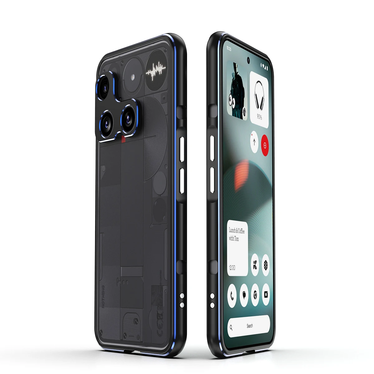 Premium Metal Bumper Frame Phone Case with Lens Protection and Durable Edges