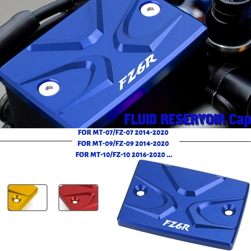

For Yamaha FZ6R Fazer FZ6 R FZ 6R 2017 2016 2015 2014 2013 FZ6R 2009-2017 Motorcycle Front Brake Fluid Reservoir Oil Cap Cover