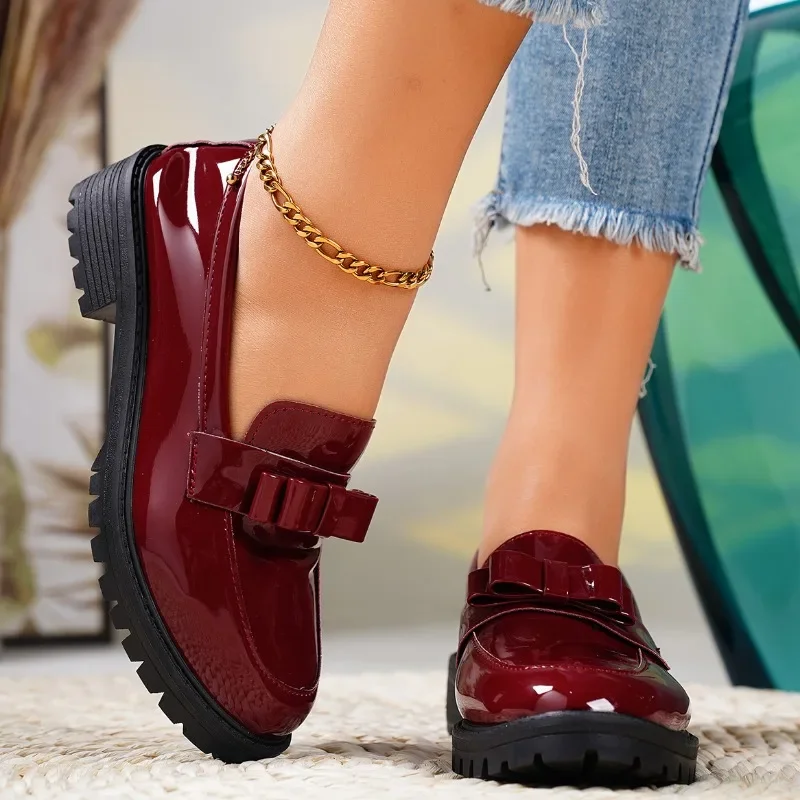 2025 Summer New Sexy Round Toe Retro Solid Color Mary Jane Lolita Shoes Designer Casual Shopping Womens High Heels Zapatos Mujer 6