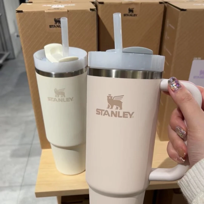 Original Stanley 30oz/40oz Quengher H2.0 Tumbler With Straw Lids Stainless  Steel Coffee Termos Cup Car Mugs vacuum cup - AliExpress