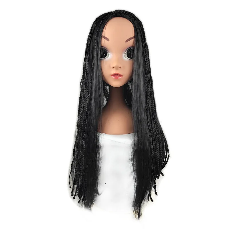 Chemical Fiber Material 22cm Braided Long Wig Wish Asha Cosplay Costume Braids Cute Wig Halloween Party Props anime cosplay wigs