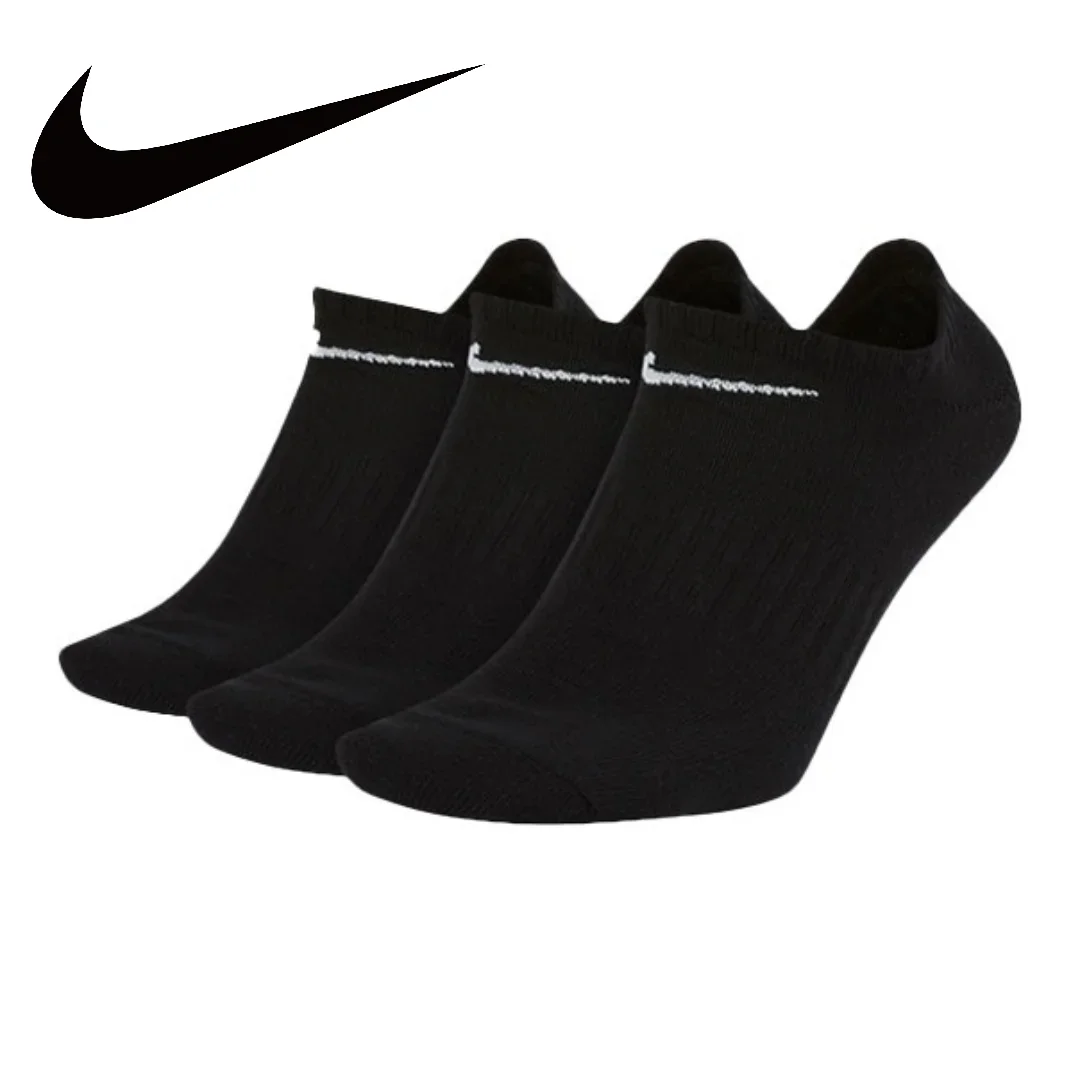 thumbnail image 1 of NIKE Calcetines de entrenamiento unisex ligeros y de secado rápido 3 pares Calcetines de soporte de otoño Cómodos y suaves, 1 of 4