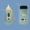 USB Milk Bottle Warmer Infant Bottle Portable Heat Keeper Formula Milk Travel Heating Sleeve for Baby Nursing Bottles 6