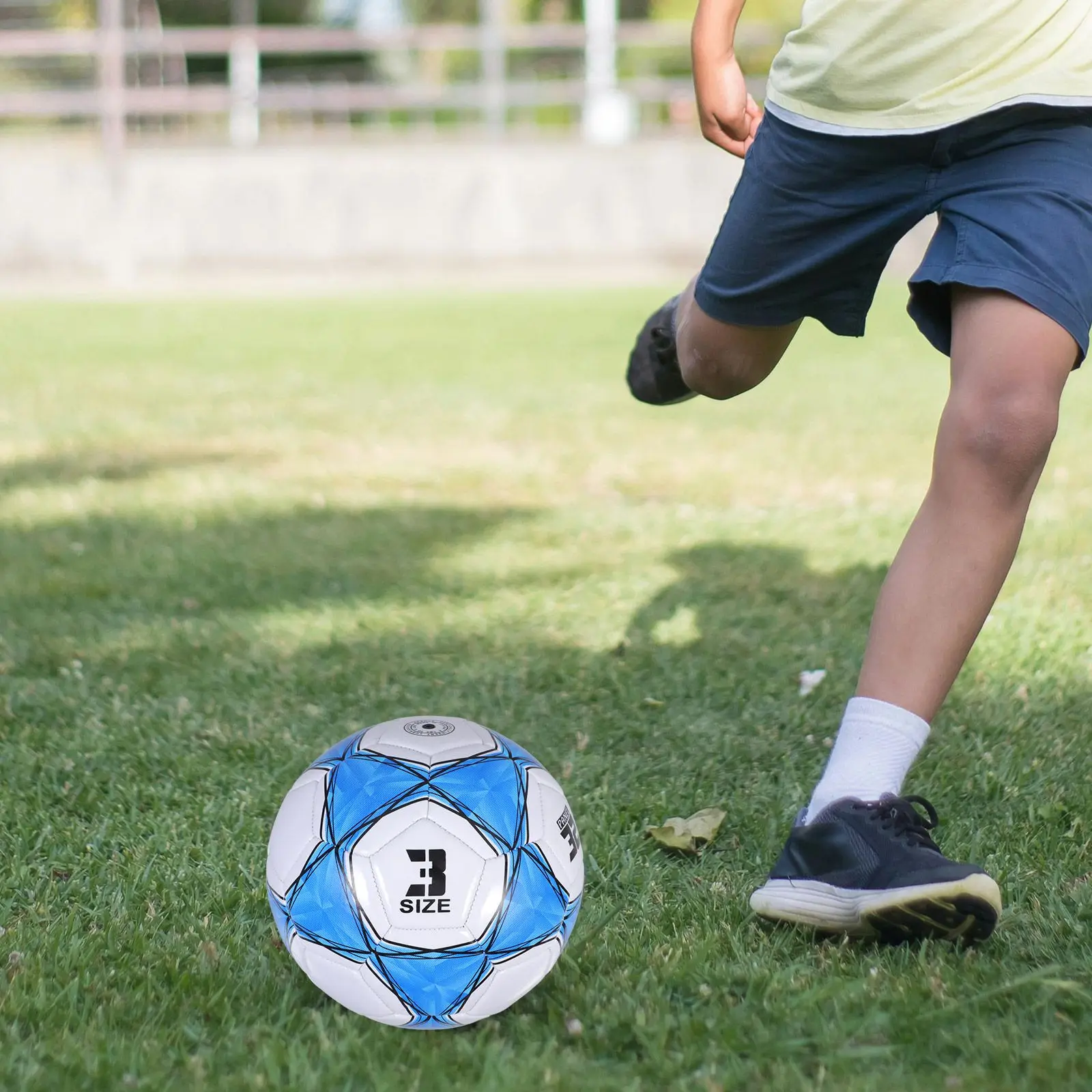 1pc Thickened Football Youth Soccer Ball Kids Training Toddler Outdoor Sports Handstitched Pvc Size Durable Practice