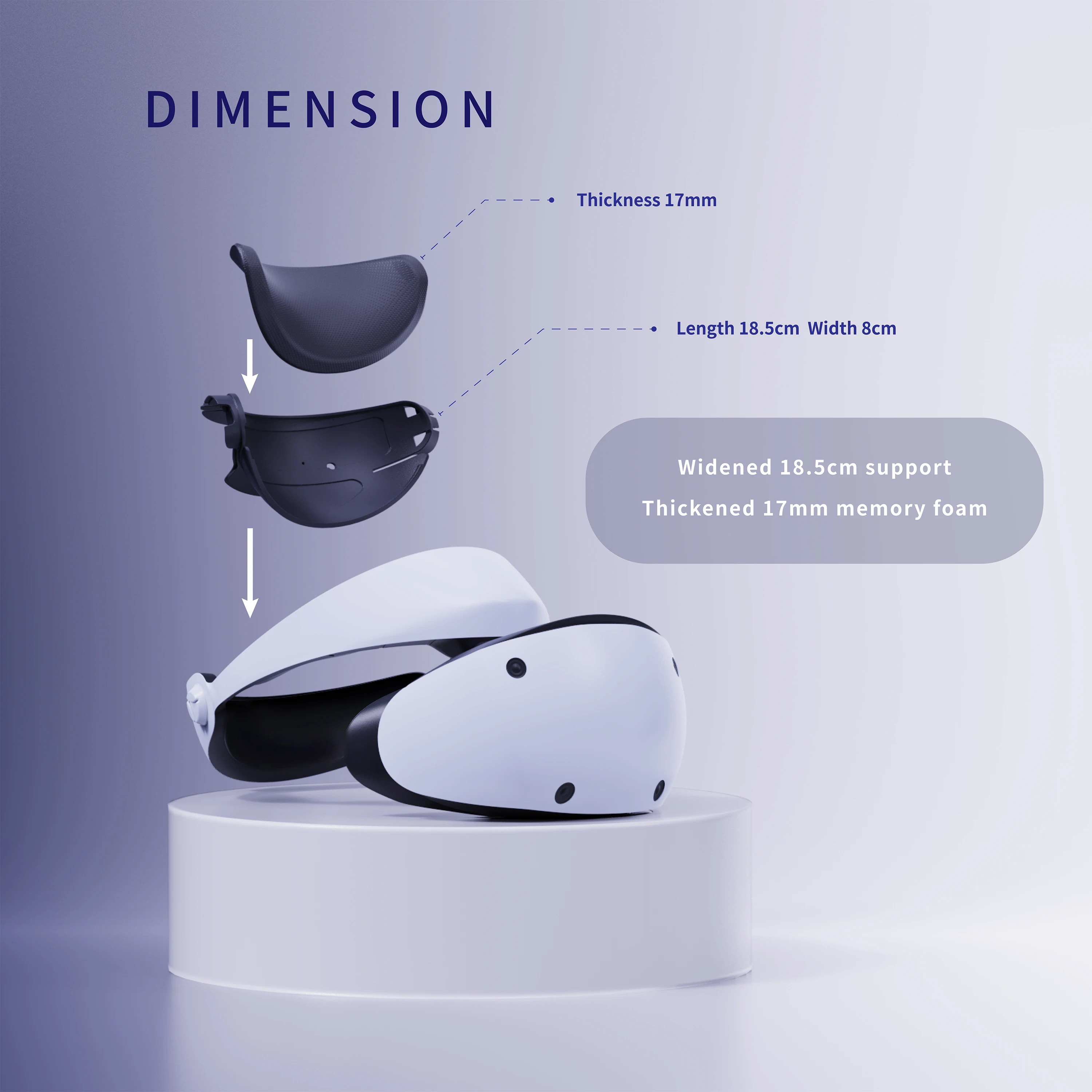 ★新品 リリアナ APEX スリーブ foundations 2個セット APEXINNO For PSVR2 and PS5 VR Head Strap Comfortable