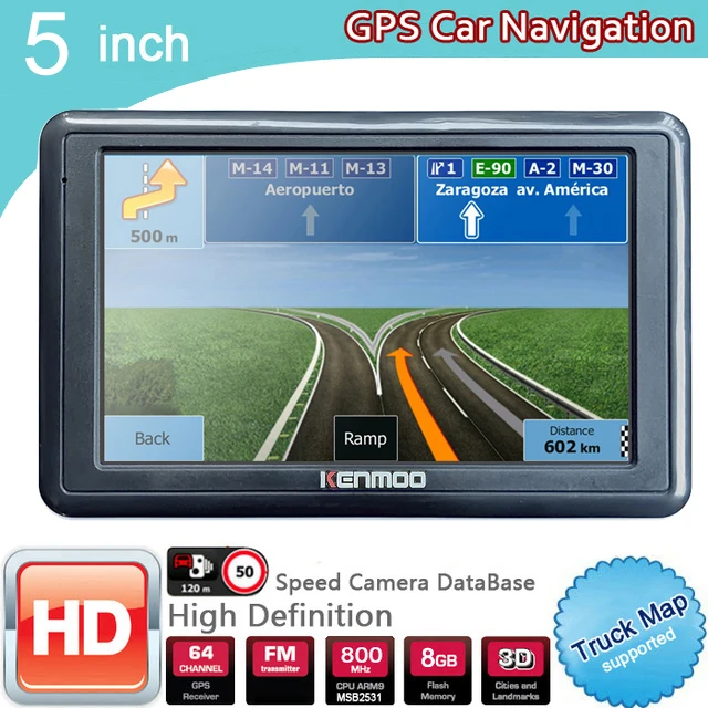 5 Pollici Hd Gps Navigazione Portatile 2023 Mappe Per Europa Russia Auto Camion Campeggio Caravan Navigatore Sat Nav Aggiornamenti Gratuiti A Vita