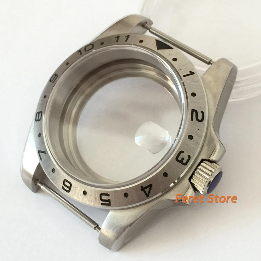 

New 39mm Sapphire Glass Sterile Silver Watch Case Fit NH35 NH36 ETA 2836 MIYOTA 8215 MINGZHU DG 2813 3804 PT5000 ST2130 Movement