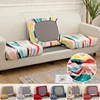 Rainbow Printing Sofa Cushion Cover Elastic L-Shaped Sofa Covers All-Inclusive Sofa Seat Protector Home Decoration 1/2/3/4 Seat 1