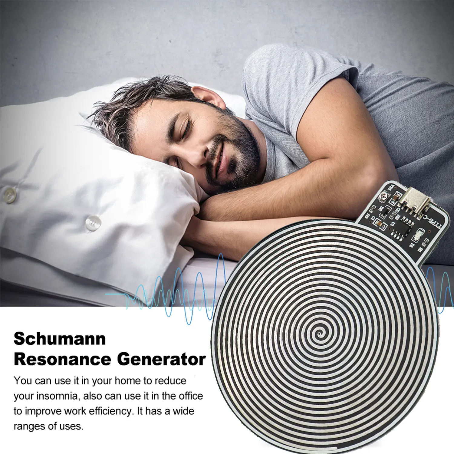 7.8Hz Schumann Pulse Generator Digital Signal Source Generator 7.83 Hz Schumann Wave Ultra-Low Frequency Pulse