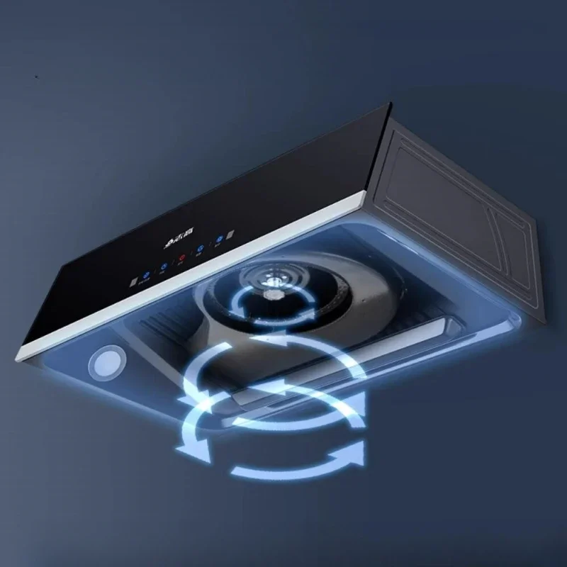 220V Kitchen Hood 710MM Top Suction Small Size Range Extractor Exhaust Cooker Range Hood Hood Range Kitchen 4