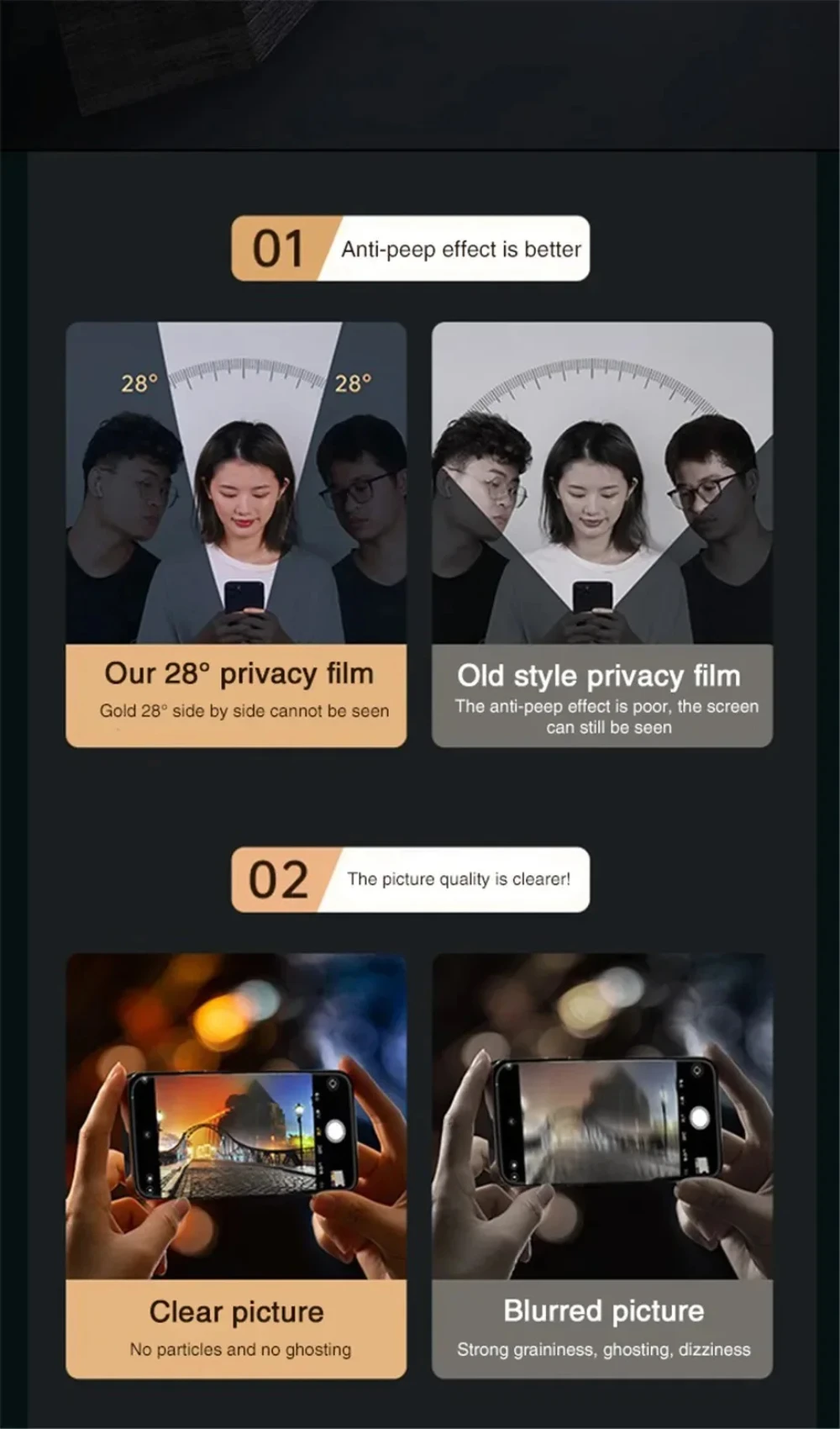 NNBILI 5Pcs Privacy Screen Protector for IPhone 14 11 12 13 15 16 Pro Max 12 13 Mini 14 15 16 Plus Anti-spy Tempered Glass S5683a1ad4a2346cba6df42cf8d6986a6i