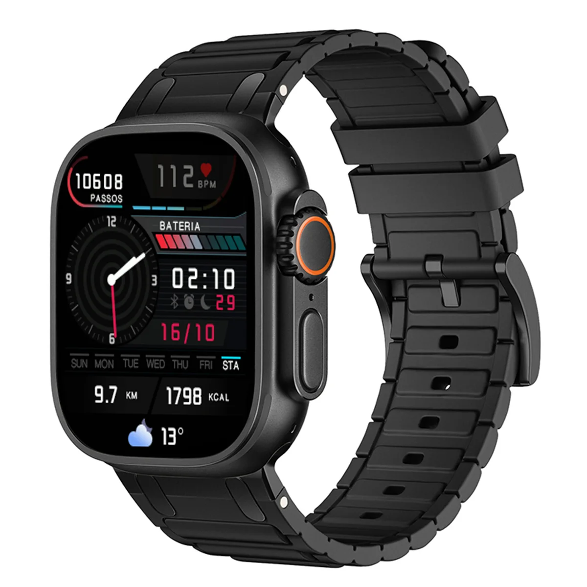 Premium Silicone Watch Strap - Elegant & Durable Replacement Band