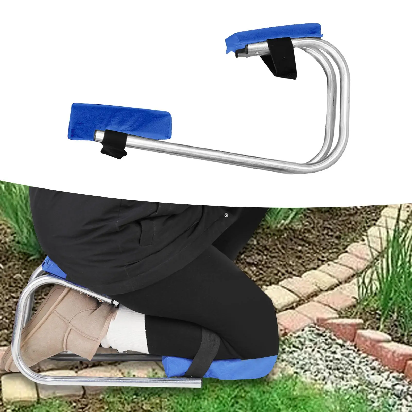 Knee Seat for Gardening Wearable Padded Ergonomic Device Comfortable Kneeling Pad for Backyard Farm Work Lawn Farmhouse Orchard