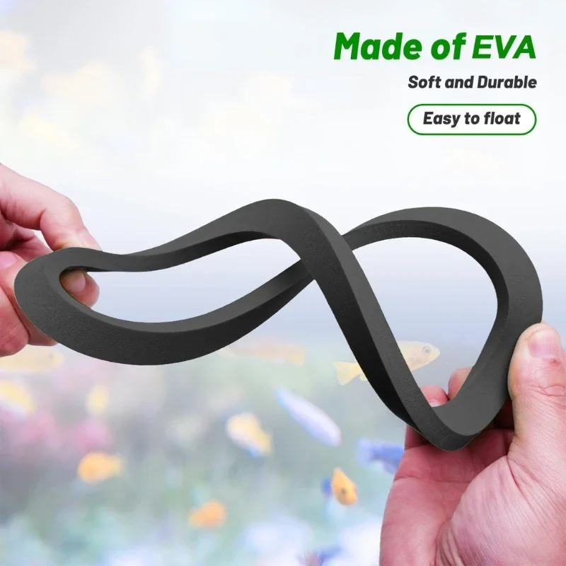 80-200mm Floating Plant Rings Floating Plant Holder Fishtank Habitat Decoration Aquariums Food Feeding Rings 5/10PCS
