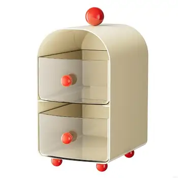 B2RF Coffee Creamer Holder ความจุขนาดใหญ่ 2 ชั้นกล่องเก็บถุงชาที่หรูหราพร้อมลิ้นชักแบบถอดได้โปร่งใส 8