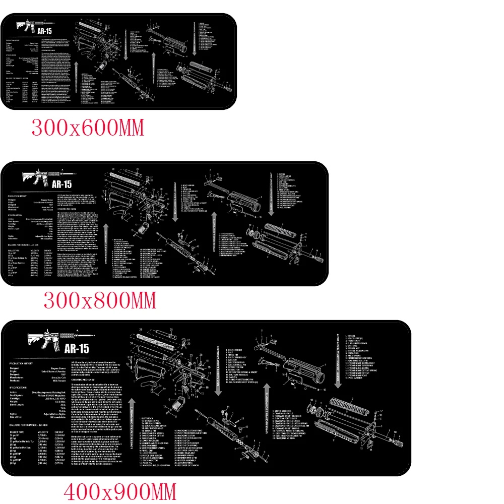AR15 AK47 ريمنجتون 700 بندقية تنظيف أجزاء لوحة الم...