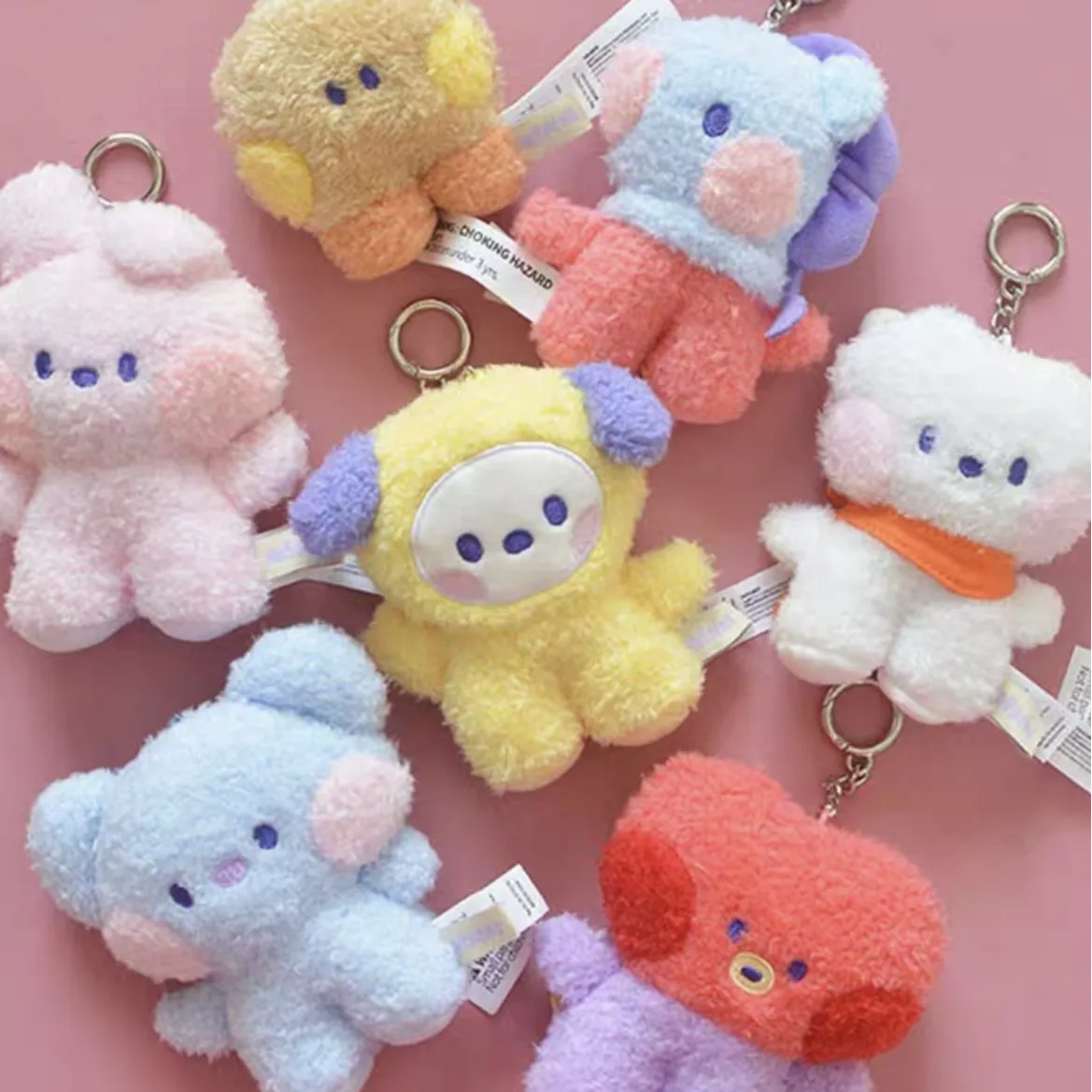 

Новая Милая аниме Kawaii Ins популярная Кулинария маленькие животные мини плюшевая кукла BT21 подвесная мультяшная Упаковка Украшение праздничный подарок