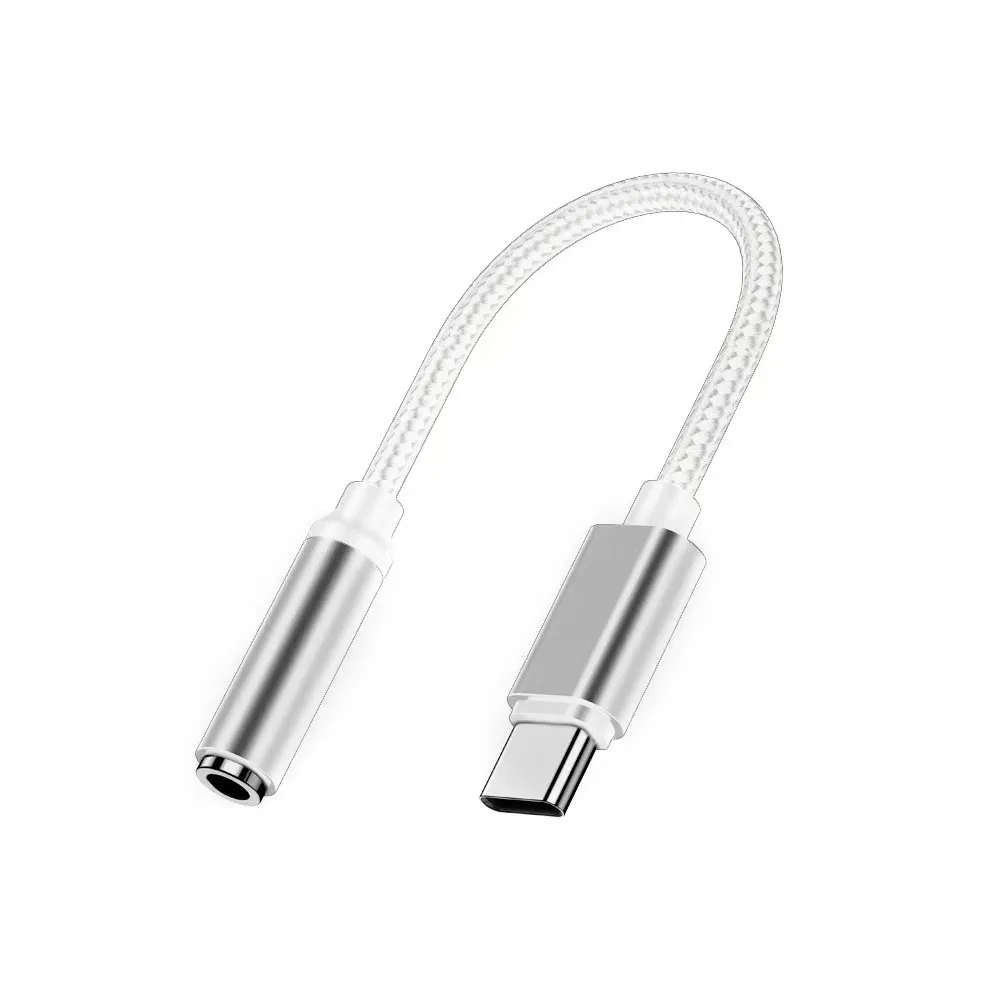 USB Type-C to 3.5mm Aux Audio Adapter Cable Converter