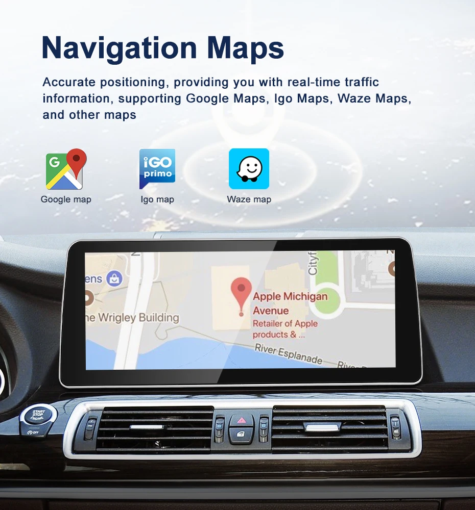 New ID6 ID7 ID8 UI 12.3inc Android14 System Wireless Carplay AUTO For BMW 5Serie