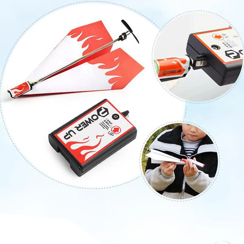 Kit Avion RC Papier DIY - Planeur Motorisé avec Module Électronique